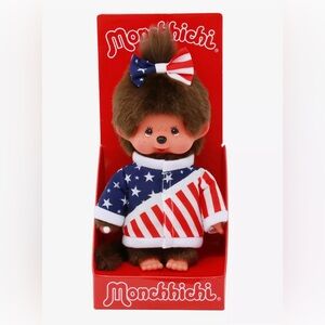 Monchhichi US Olympic Jersey Girl Doll